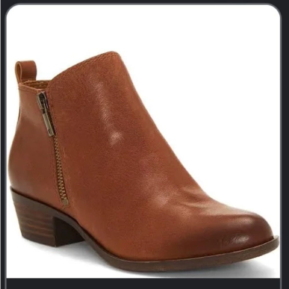 Lucky Brand Brown Ankle Booties